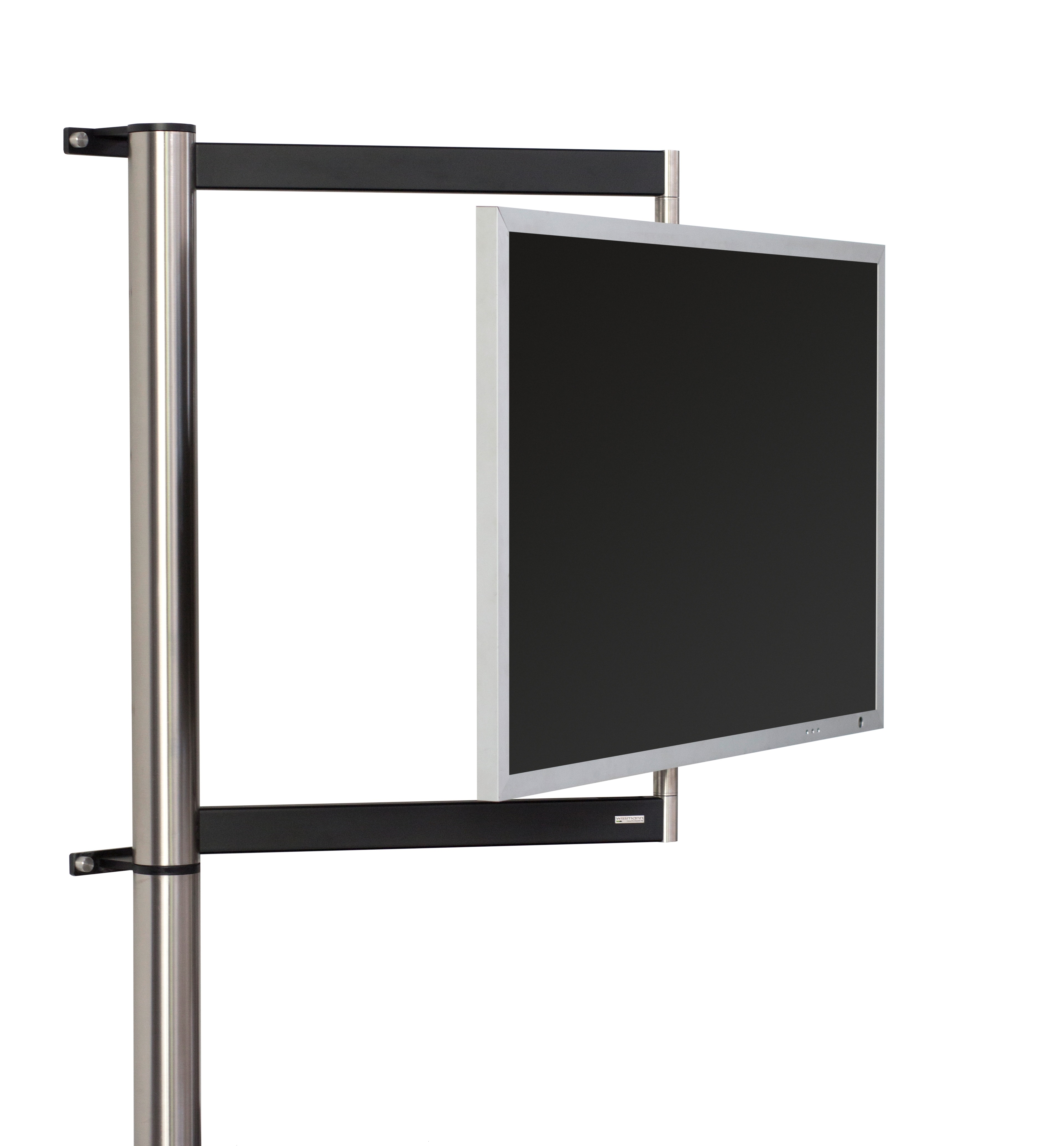Wissmann Design TV Wandhalterung solution art112 Edelstahl schwenkbar