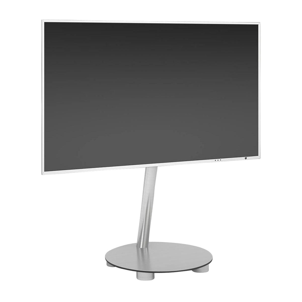 WISSMANN Design TV Ständer / Standfuß ART900 CIRCLE Edelstahl WISSMANN Design TV Ständer / Standfuß ART900 CIRCLE Edelstahl