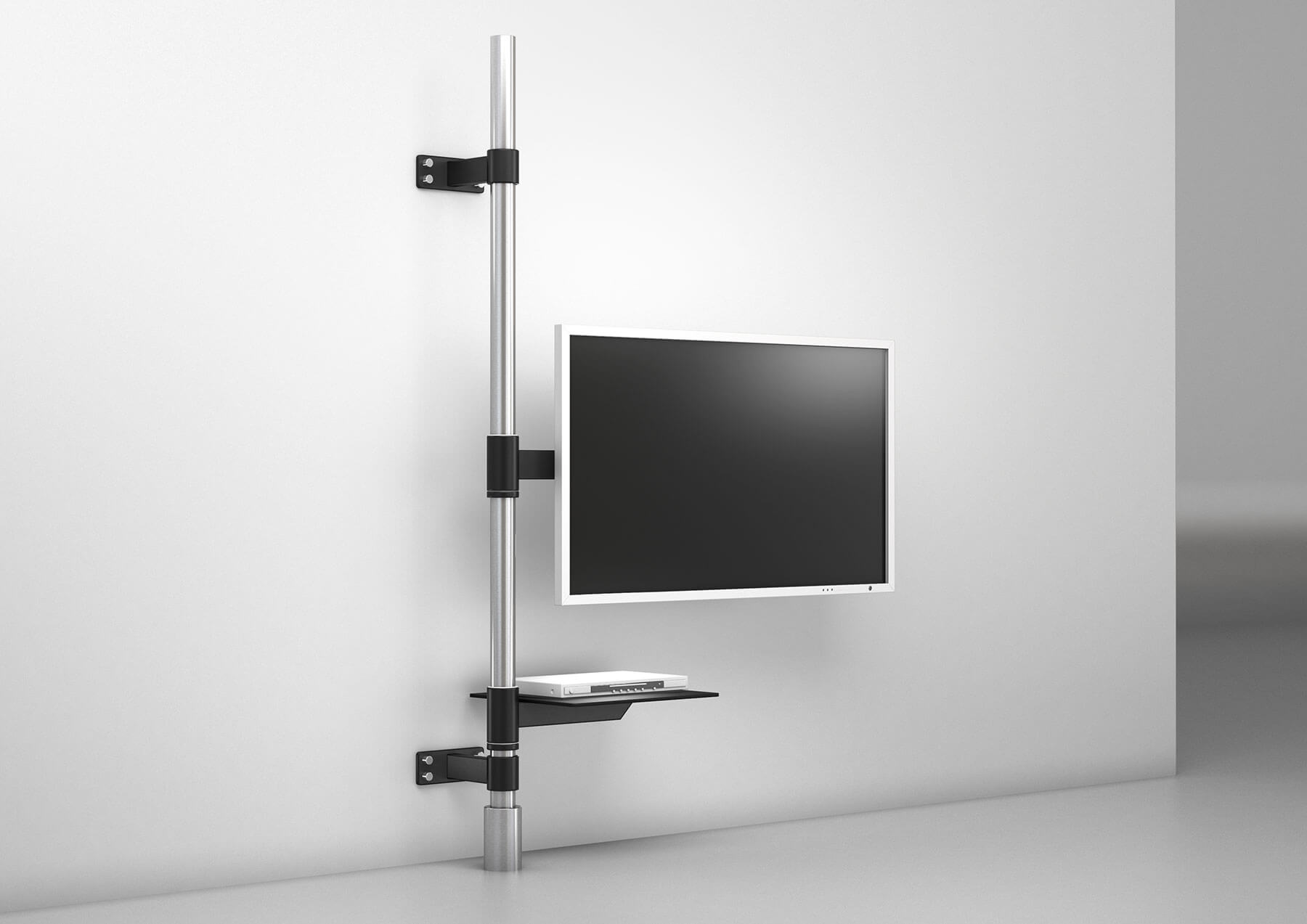 Wissmann Design TV Halter Säule Boden bis Decke post ART129 Wissmann Design TV Halter Säule Boden bis Decke post ART129