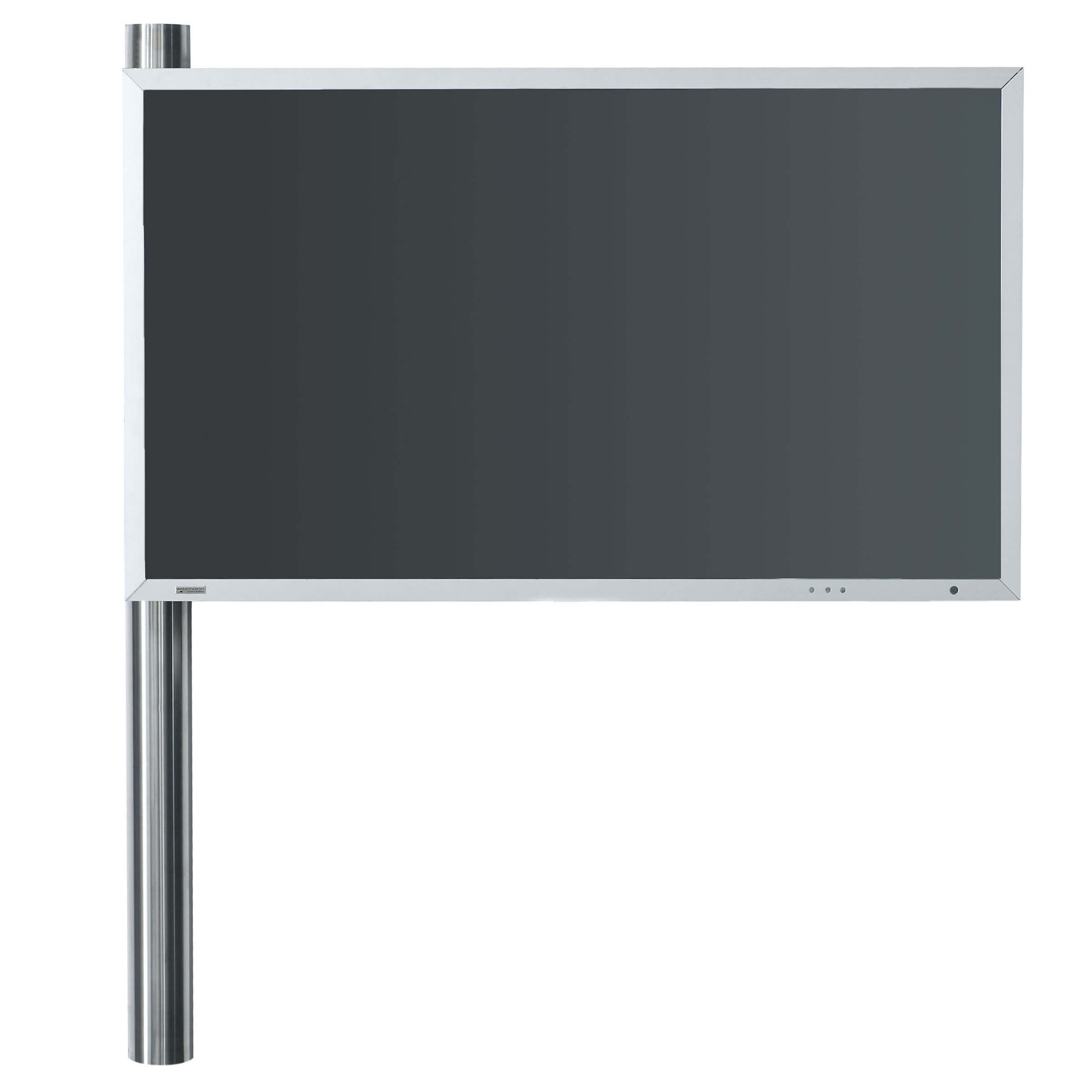 Wissmann TV Wandhalterung solution art123 Edelstahl Größe 1: TV bis 55", bis 55 kg, Schwenkarm: 54cm, H=142cm
