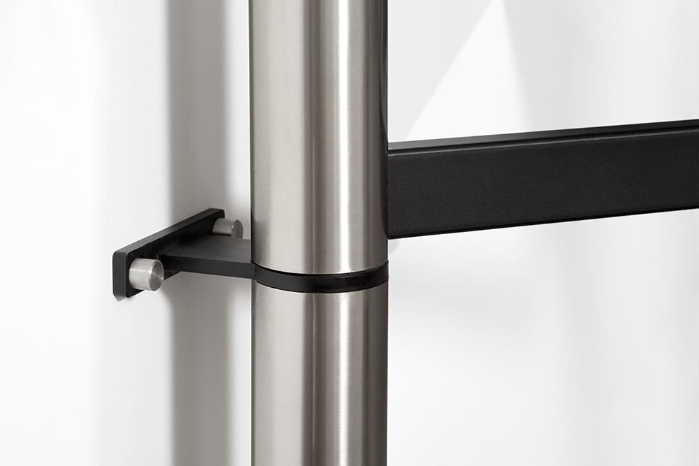 Wissmann Design TV Wandhalterung solution art112 Edelstahl schwenkbar