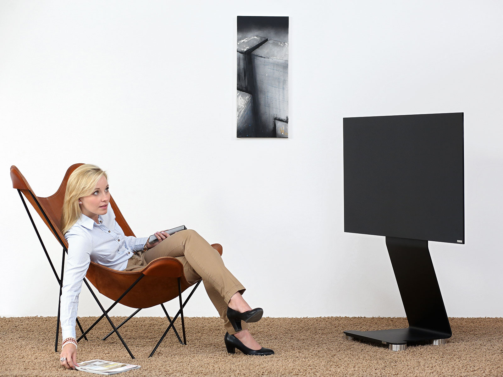 Wissmann TV Halterung swing art120 Schwarz Wissmann TV Halterung swing art120 Schwarz