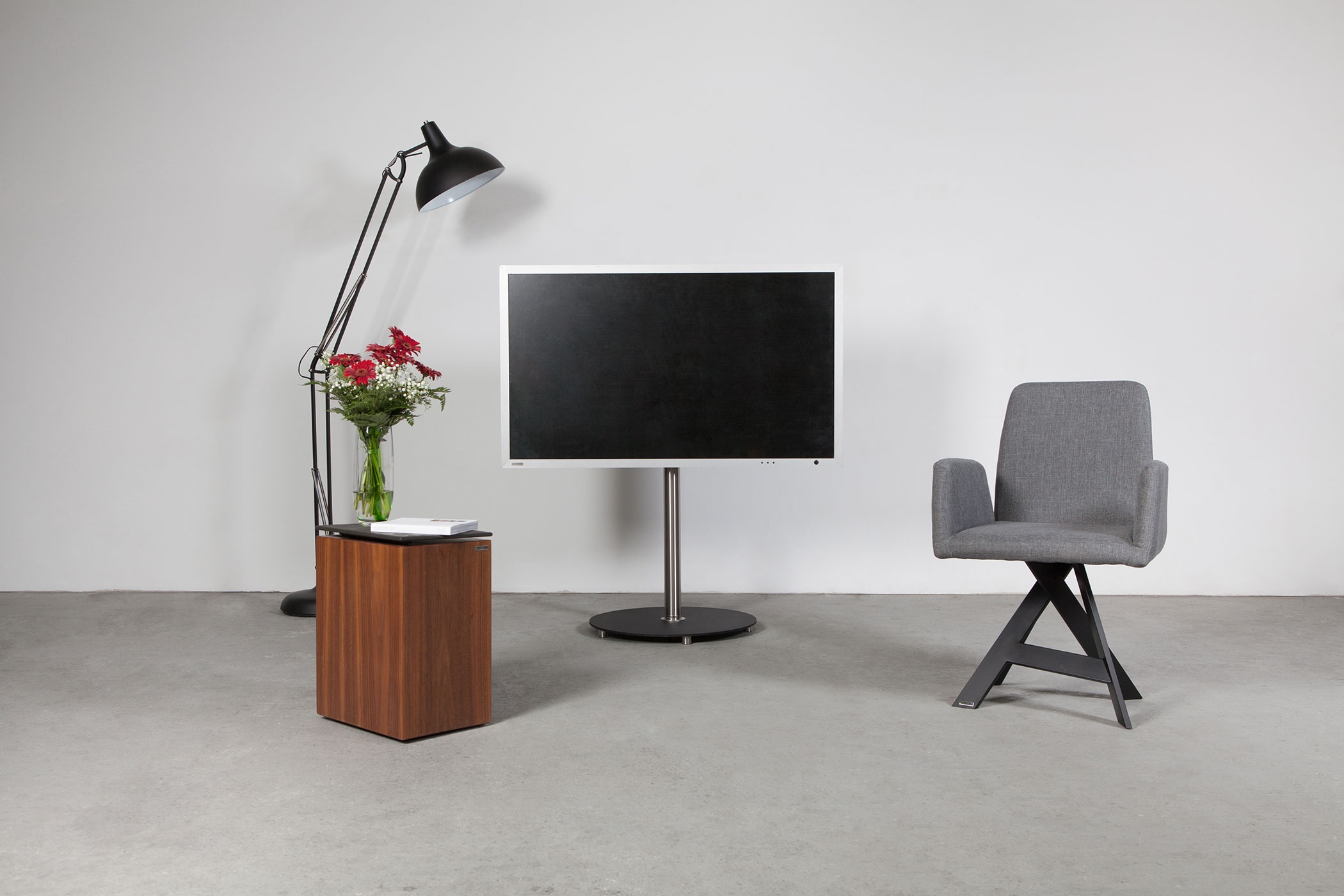 WISSMANN Design TV Standfuß / Ständer aro ART139-R rund WISSMANN Design TV Standfuß / Ständer aro ART139-R rund