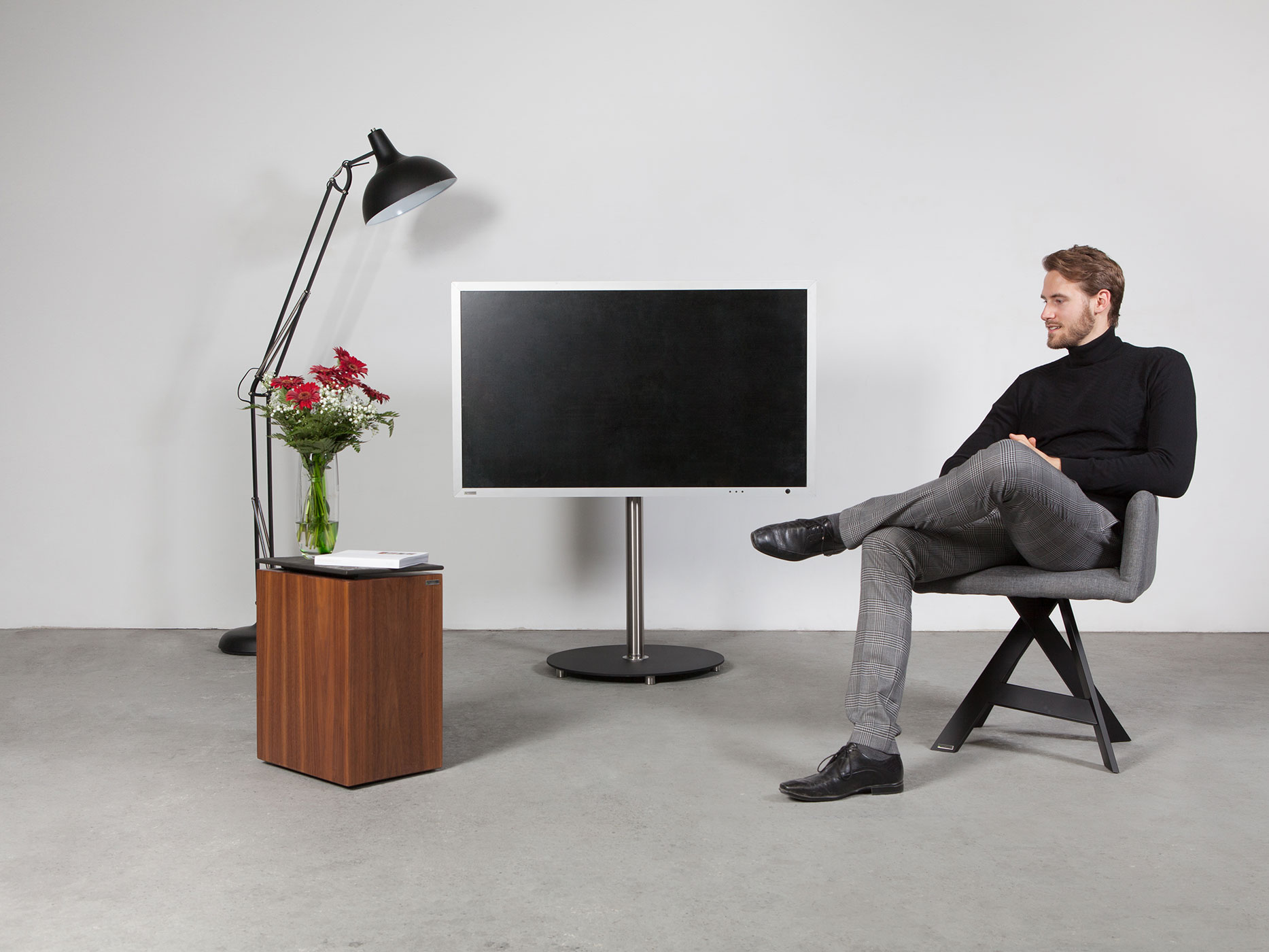 WISSMANN Design TV Standfuß / Ständer aro ART139-R rund WISSMANN Design TV Standfuß / Ständer aro ART139-R rund