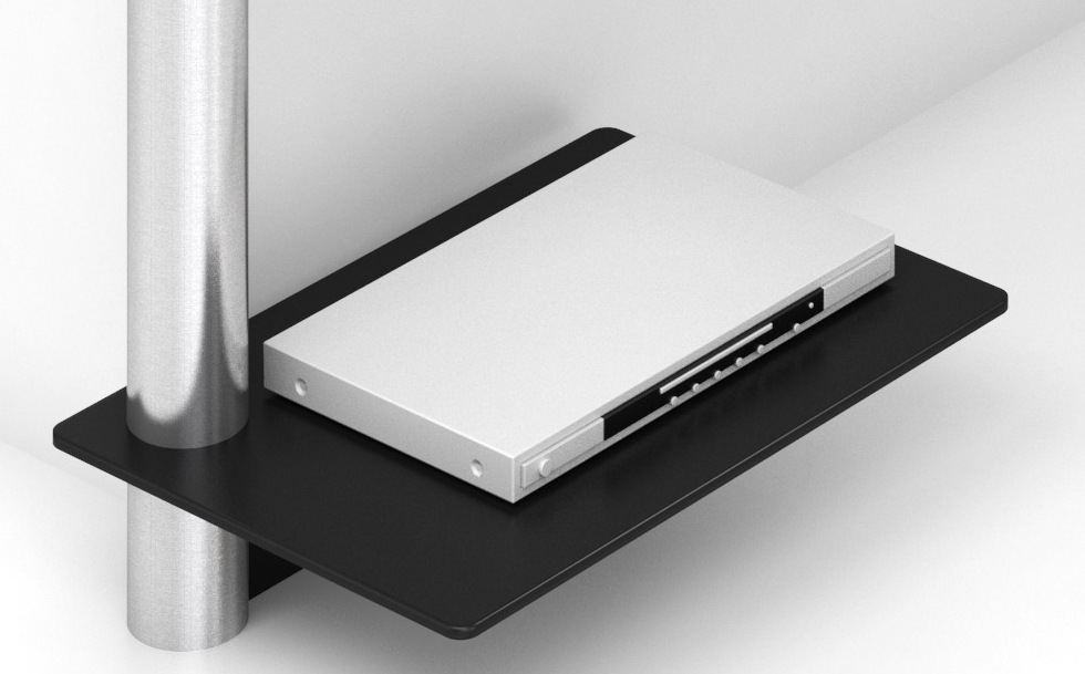 Wissmann Design TV Wandhalterung solution art112 Edelstahl schwenkbar