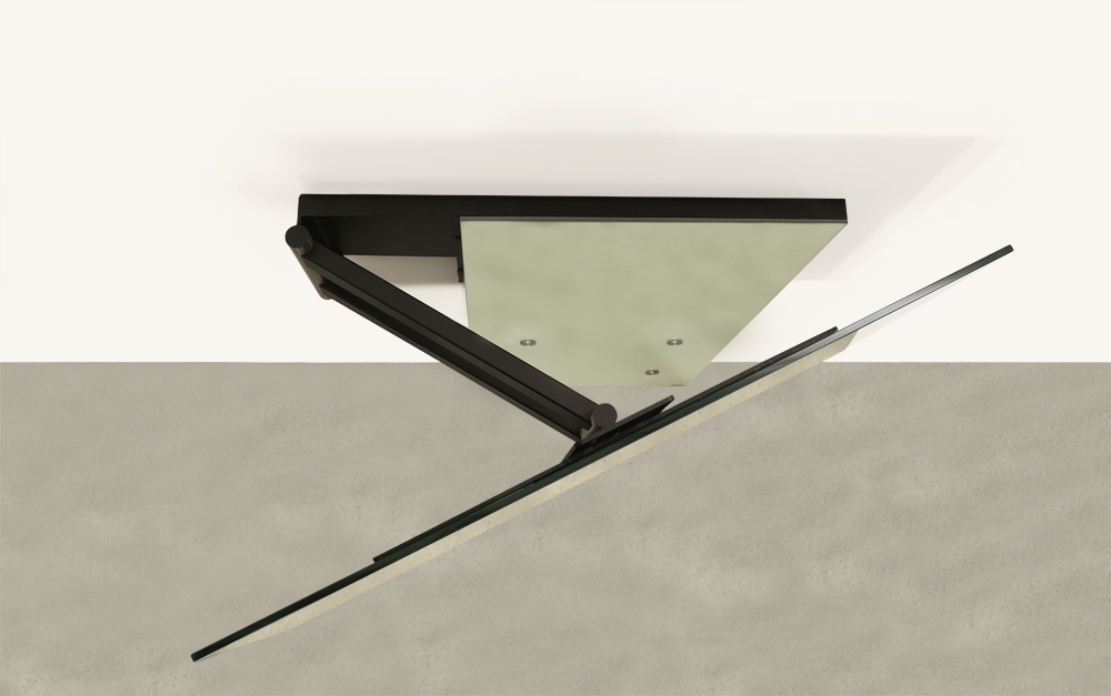 Wissmann Design TV Wandhalterung plate art117-s Schieferoptik Wissmann Design TV Wandhalterung plate art117-s Schieferoptik