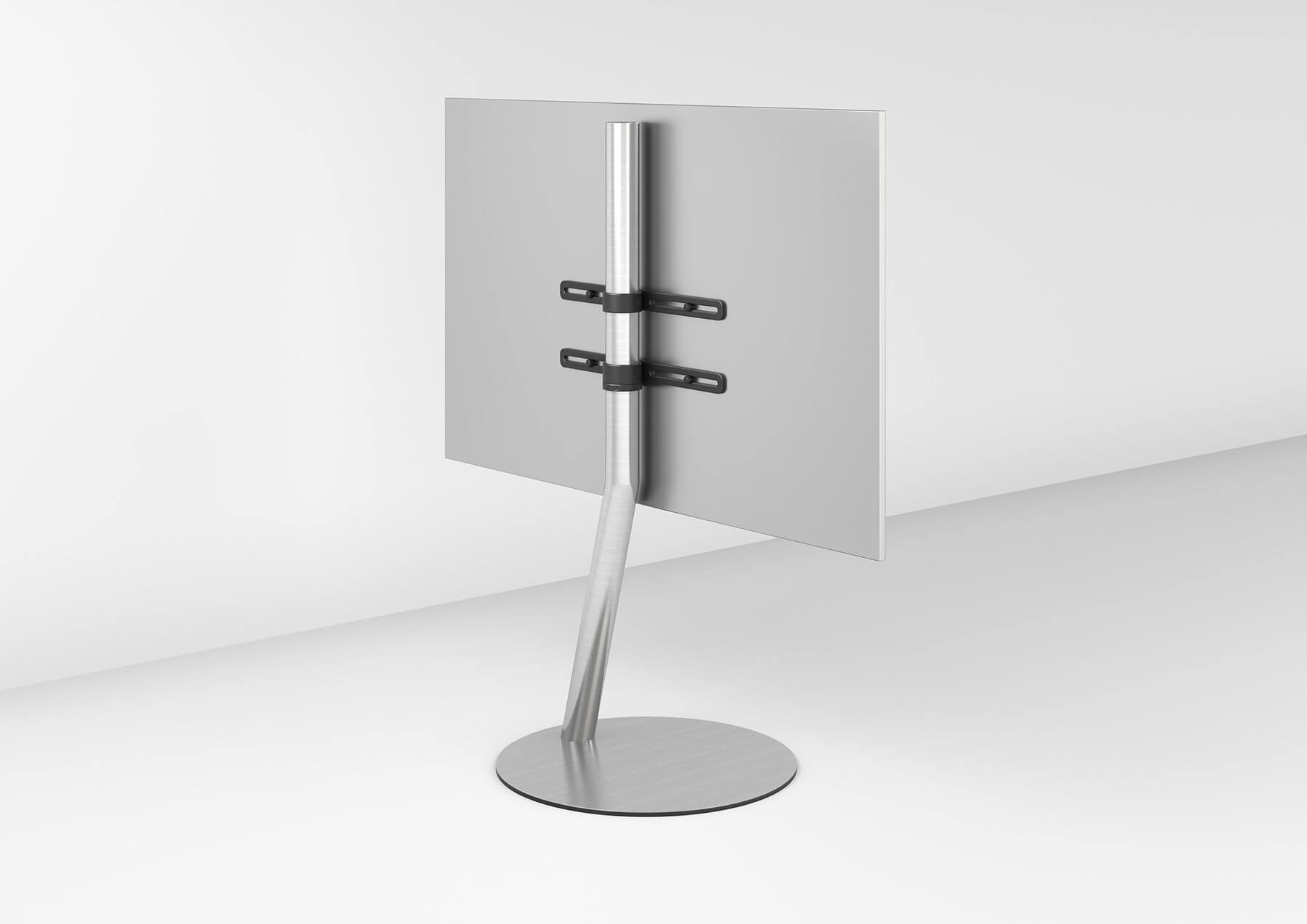 WISSMANN Design TV Ständer / Standfuß ART900 CIRCLE Edelstahl WISSMANN Design TV Ständer / Standfuß ART900 CIRCLE Edelstahl