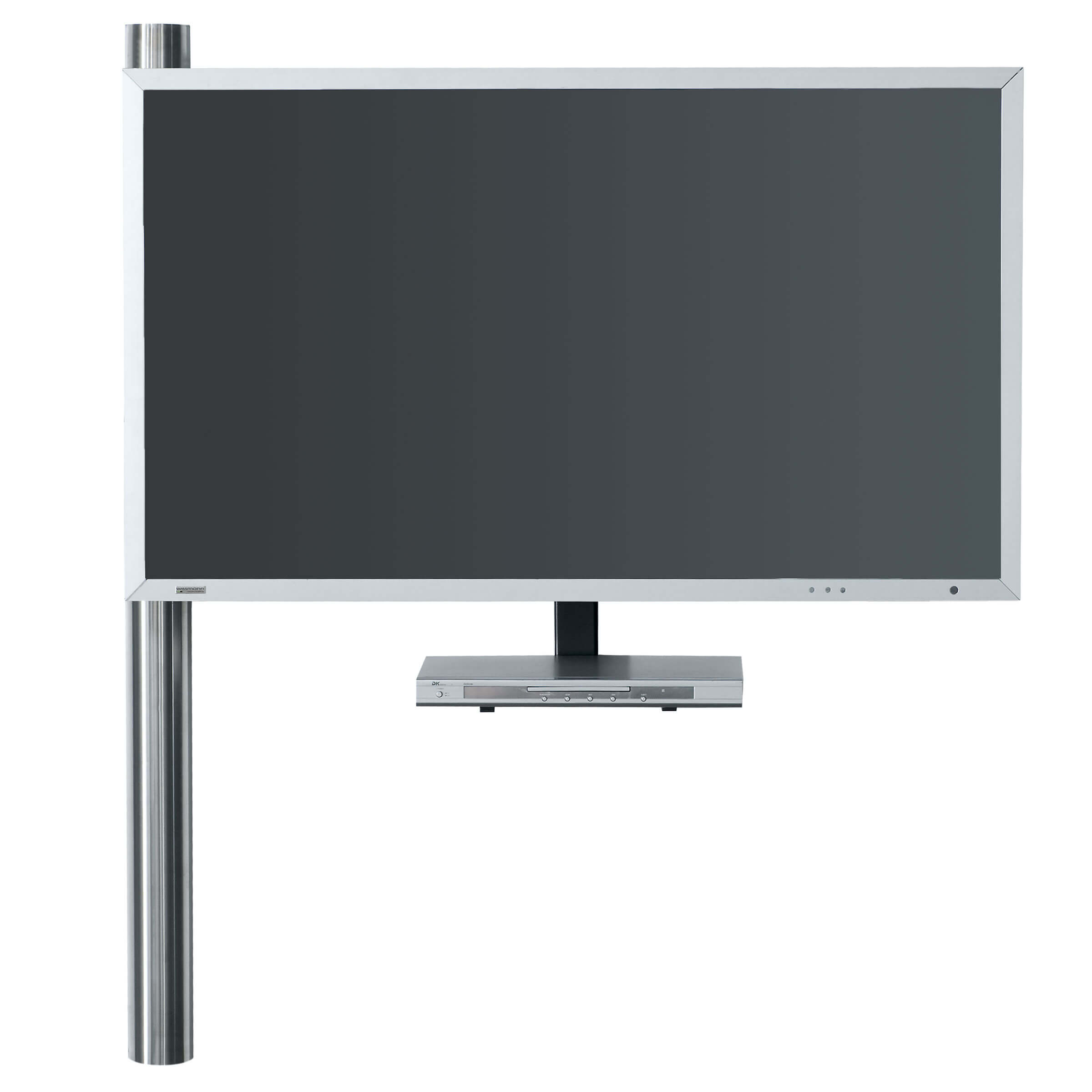 Wissmann Design TV Wandhalterung solution art123 schwenkbar Edelstahl bis 85"