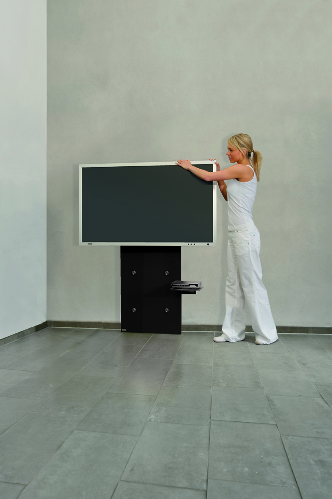 Wissmann Design TV Wandhalterung plate art117-s Schieferoptik Wissmann Design TV Wandhalterung plate art117-s Schieferoptik