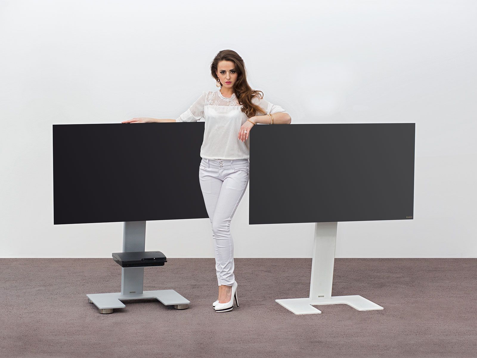 wissmann Design TV Standfuß eckig art111 | Living4Style Onlineshop